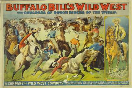 Buffalo Bill's wild west and congress of rough riders of the world. A company of wild west cowboys 1899.